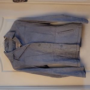 Vintage Genuine Suede Baby Blue Fully Lined Wilson's Jacket